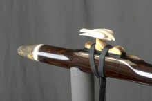 African Blackwood  Native American Flute, Minor, High D-5, #L56F (6)